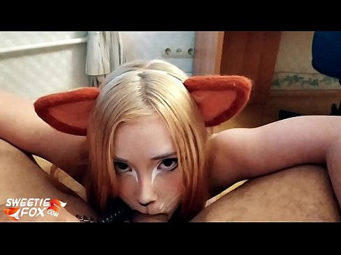 ❤️ Kitsune anameza mboo na kumeza mdomoni Ponografia ya mkundu ❌❤
